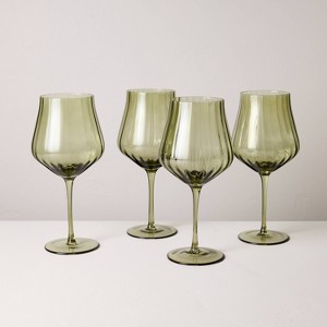 Set of 4 20oz Wine Glasses - Hearth & Hand™ with Magnolia - 1 of 4