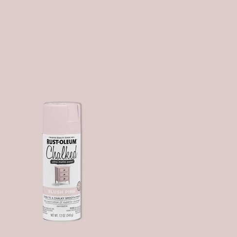 Rust-oleum 12oz Chalked Ultra Matte Spray Paint Blush Pink : Target
