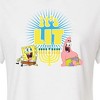 Women's - SpongeBob SquarePants - It's Lit Hanukkah Cropped Graphic T-Shirt - 2 of 4