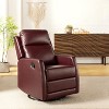 Ofelia Upholstery Wingback Swivel Recliner for Bedroom and Living Room |Artful Living Design - 2 of 4