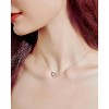 HTUTWOO Sterling Silver Necklace For Women, CZ Diamond Pendan Necklace Elegant Trendy Jewelry Birthday Gifts for Women Gifts - 3 of 4