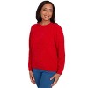 Alfred Dunner Women's Cable Chenille Pullover Sweater - 3 of 4