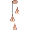 Elegant Lighting Nora 3 Light Honey Gold Pendant - 3 of 4