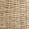 Springcrest 5" Top x 16" Bottom x 12" High x Lamp Shade Replacement Medium Drum Round Coastal Tropical Woven Husk Harp Finial - 2 of 4