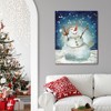 Courtside Market Snowman Cheers I 20x24 Gallery-Wrapped Canvas - 2 of 4