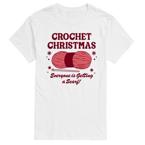 Men's - Instant Message - Crochet Christmas Short Sleeve Graphic T-Shirt - 1 of 4