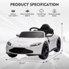 Ride on Sports Car for Kids, Licensed Aston Martin Battery Powered Car, 12V Toddles Ride on Toy for Boys Girls - 3 of 4