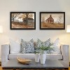 2Piece Vignette Back to School, Old Country Road Black Framed Wall Art for Living Room,Wall Art Print for Home Decor by Billy Jacobs - 3 of 4