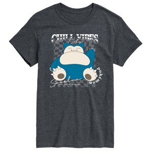 Men's - Pokémon - Snorlax Chill Vibes Short Sleeve Graphic T-Shirt - 1 of 4