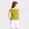 Women's Slim Fit Short Sleeve Off the Shoulder Top - A New Day™ - 2 of 3