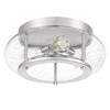 Quoizel Lighting Trilogy 3 - Light Flush Mount in  Brushed Nickel - 3 of 3