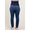 Pinkblush Blue Straight Leg Maternity Plus Jeans - 4 of 4