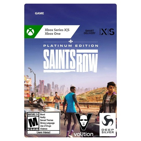 Denk vooruit salade plotseling Saints Row: Platinum Edition - Xbox Series X|s/xbox One (digital) : Target