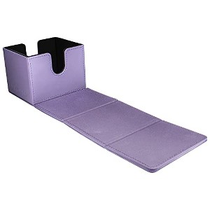Ultra Pro - Vivid Alcove Edge Deck Box (Purple) - Stores & Protects Up To 100 Standard Size Collectible Cards, Baseball Cards, Gaming Cards, Sports - 1 of 3