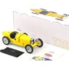 1925 Bugatti T35 Yellow 1/12 Diecast Model Car by Norev - 3 of 3