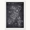 Wynwood Studio 15"x21" Snowboard 2003 Chalkboard Wall Art White Frame: Fade Resistant, Modern Decor, Vertical Canvas - 3 of 3