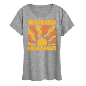 Women's - Instant Message - California Golden Coast Short Sleeve Graphic T-Shirt - 1 of 4