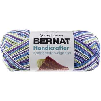 Bernat Handicrafter Cotton Big Ball Blue Camo Yarn - 2 Pack of