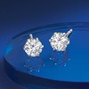 Ross-Simons 1.00 ct. t.w. Moissanite Stud Earrings in Sterling Silver - 3 of 4