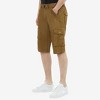 X RAY Men's Belted 12.5" Inseam Knee Length Cargo Shorts (plus size shorts in available) - 3 of 4