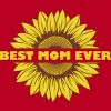 Men's Design By Humans Happy Mothers Day Best Mom Ever Sunflower By CarambaArt T-Shirt - 2 of 2