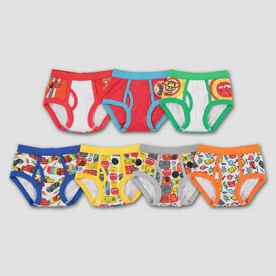 Toddler Boys' Cars 7pk Underwear 4T