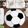 Round Ball Pattern Area Rug, Fluffy Washable Area Rug for Living Room Kids Room Nursery Playroom Decor - 3 of 4