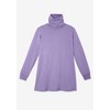 Woman Within Women's Plus Size Petite Perfect Long-Sleeve Turtleneck Tee - 3 of 4