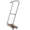 Honey-Can-Do Rustic Z-Frame Garment Rack Brown: Steel Frame Clothing & Closet Rack, 30 lb Capacity, Anti-Tip Hardware - 4 of 4