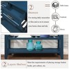 Sapphtopaz TV Stands for Living Room with 2 Storage Drawers Rectangle Entryway Table with Bottom Open Storage Shelf for Hallway, Bedroom - 4 of 4