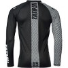 Tatami Fightwear Essential 3.0 Long Sleeve Rashguard - Black/White - 2 of 4