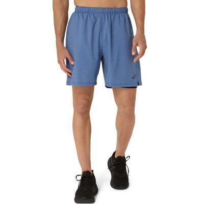 asics lite show 7 inch running shorts