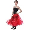 Malco Modes Tea-Length Multilayered Tulle Petticoat Skirt - 2 of 3