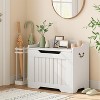 Storage Chest,Toy Chest for Boys Girls, Kids Wood Large Toy Box, Storage Bench with Hinge,Storage Trunk for Entryway, Living Room - 3 of 4