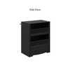 FUFU&GAGA Black Double-Layer Semi-Open Hamster House in Furniture Style - 4 of 4