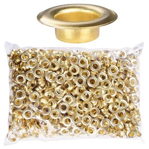 Yescom 1000 sets of Grommet Kit 3/8 inch Size #2 Brass Grommets for Fabric Leather Tarp Auto-feeding Eyelet Machine - 1 of 4