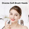 YEVYO Facial Cleansing Brush, Sonic Facial Brush with 3 Brush Heads for Daily Skin Care, Rechargeable and Gentle Face Exfoliator - 3 of 4