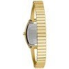 Caravelle by Bulova Ladies Modern Crystal 3 Hand Quartz Gold Stainless Steel Bangle Watch, Expansion Band, Champagne Dial - 3 of 3