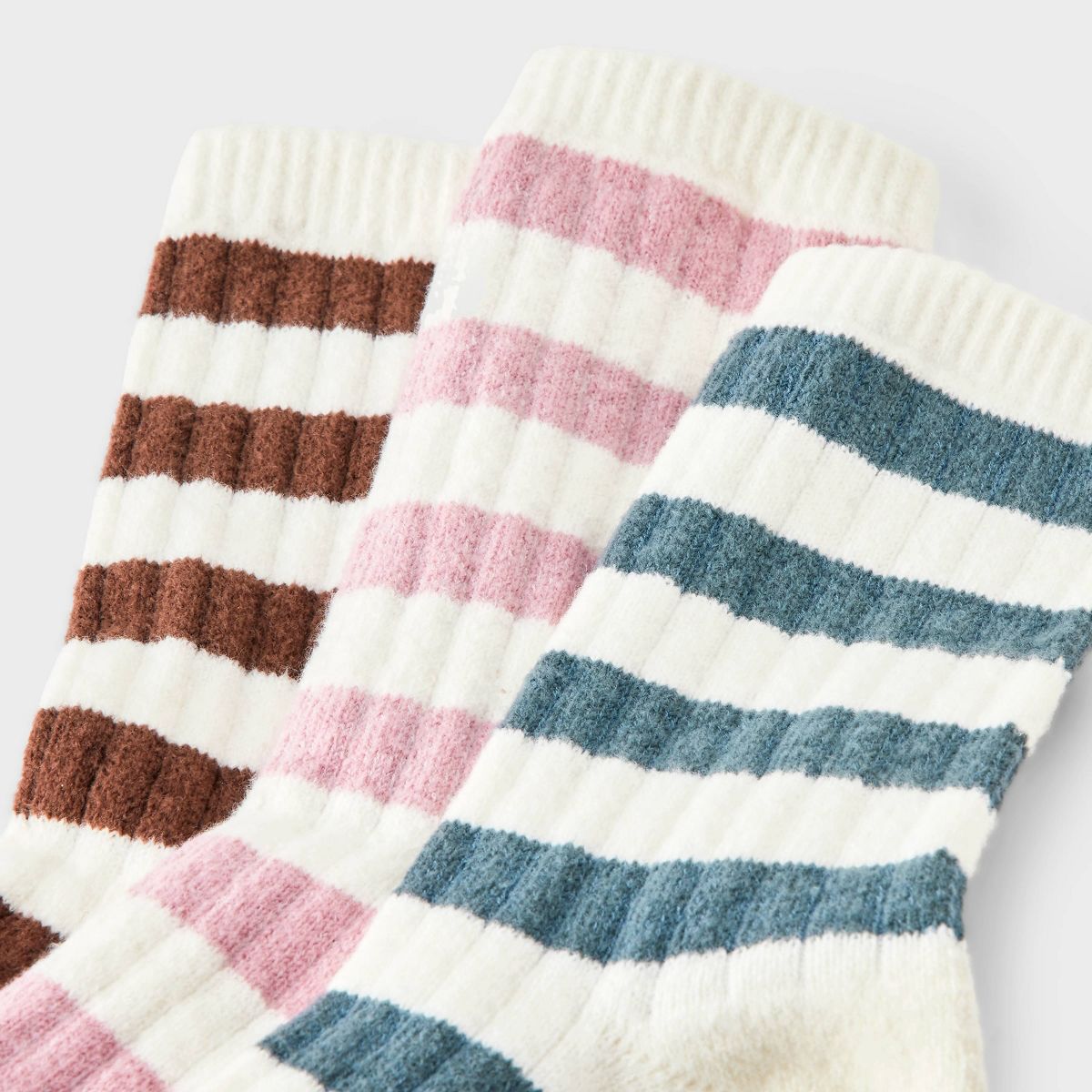 Girls' 3pk Slouch Crew Socks - Cat & Jack™ - thumbnail 3