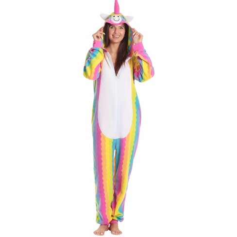 Just Love Womens One Piece Winter Holiday Adult Onesie Faux Shearling Lined  Hoody Xmas Pajamas