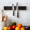 Schmidt Brothers Cutlery Black 18" Magnetic Wall Bar - Universal Storage: Knife Magnet Strip, Kitchen Storage, Wood - 3 of 4