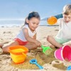 Beach Toys for Kids, 15 Pcs Kids Outdoor Beach Sand Set with Beach Molds, Beach Bucket and Rake Shovel Tool Sand Sifter, Sandbox Toys for Toddlers - 4 of 4