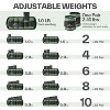 Adjustable Ankle Weights 1 Pair 2 4 6 8 10 Lbs Leg Weight Straps for Women Men - 4 of 4