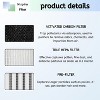 Nisipra AP04 Replacement Filter 3-in-1 HEPA Carbon for Conair Air Purifier Portable Medium Room., 3 Packs - 4 of 4