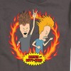 Men's - Beavis & Butthead - Rock n' Roll Flames Short Sleeve Graphic T-Shirt - 2 of 4