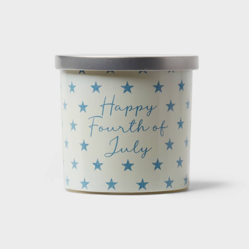 13oz Glass Jar Candle Frozen vanilla Custard &#39;Happy 4th of July&#39; - Threshold&#8482;, 1 of 7