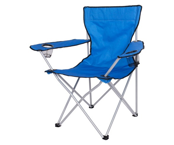 Evergreen Adult Basic Camp Chair - Blue
