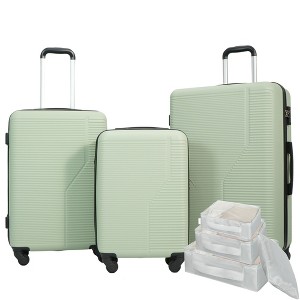KTMBDW Luggage sets of 7 Piece 20 24 28 IN Carry on Luggage sets 3 piece Hardcase Luggage Suitcase Set with Wheels - 1 of 4