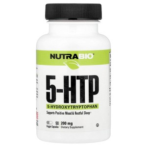 NutraBio 5-HTP, 90 Veggie Capsules - 1 of 4