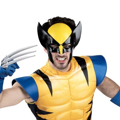 Marvel X-Men '97 Wolverine Adult Halloween Costume Mask and Claw Accessory Set